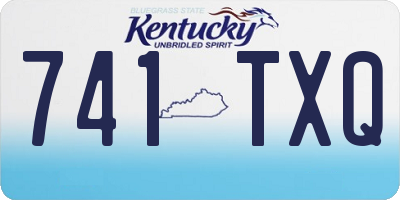 KY license plate 741TXQ