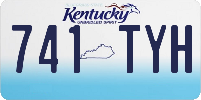 KY license plate 741TYH