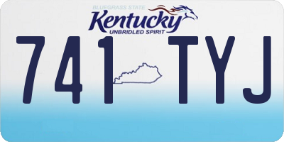 KY license plate 741TYJ