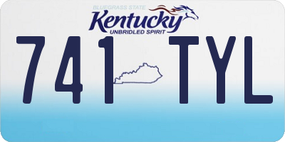 KY license plate 741TYL