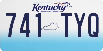 KY license plate 741TYQ
