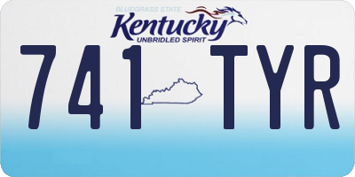 KY license plate 741TYR