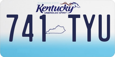 KY license plate 741TYU