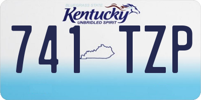 KY license plate 741TZP