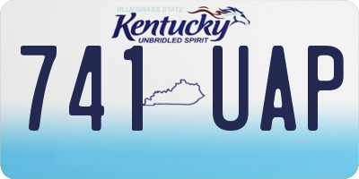 KY license plate 741UAP