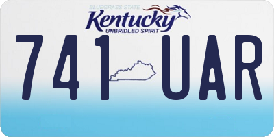KY license plate 741UAR