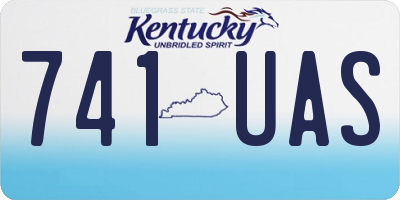 KY license plate 741UAS
