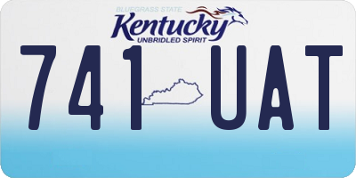 KY license plate 741UAT