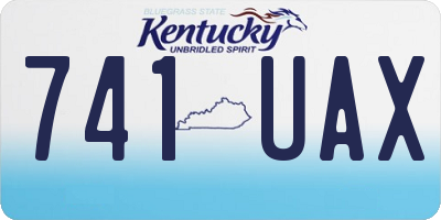 KY license plate 741UAX