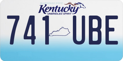 KY license plate 741UBE