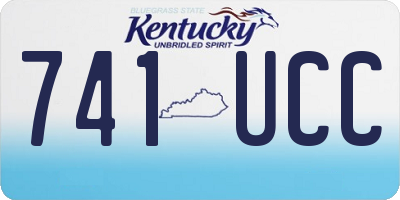 KY license plate 741UCC