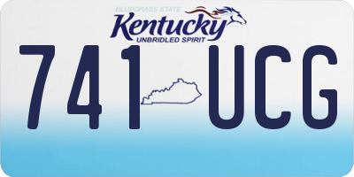 KY license plate 741UCG