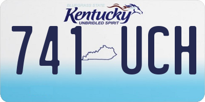 KY license plate 741UCH