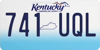 KY license plate 741UQL