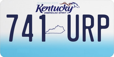 KY license plate 741URP