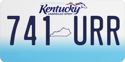 KY license plate 741URR