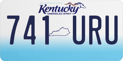 KY license plate 741URU