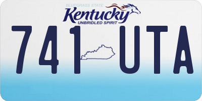 KY license plate 741UTA