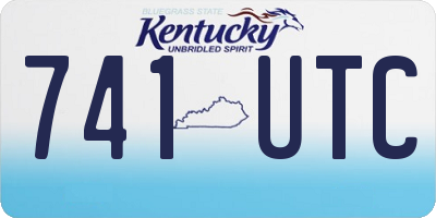 KY license plate 741UTC