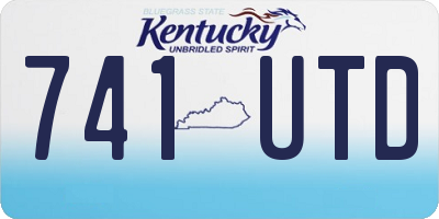 KY license plate 741UTD