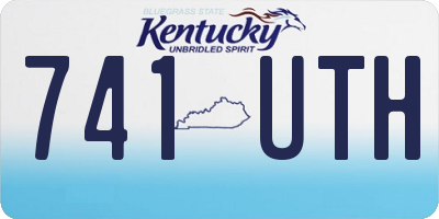 KY license plate 741UTH