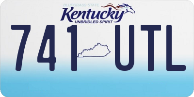 KY license plate 741UTL