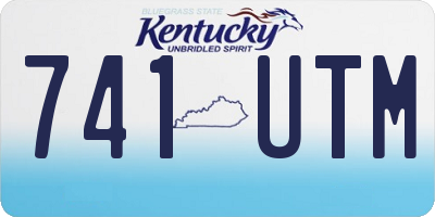 KY license plate 741UTM