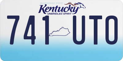 KY license plate 741UTO