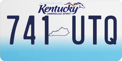 KY license plate 741UTQ