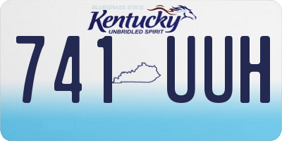 KY license plate 741UUH