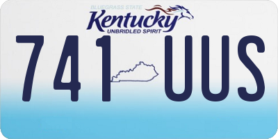 KY license plate 741UUS