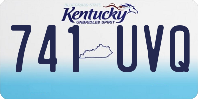 KY license plate 741UVQ