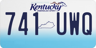 KY license plate 741UWQ