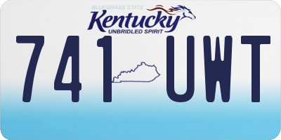 KY license plate 741UWT