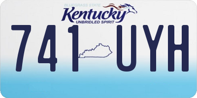 KY license plate 741UYH
