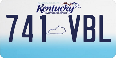 KY license plate 741VBL