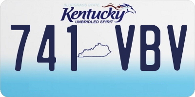 KY license plate 741VBV