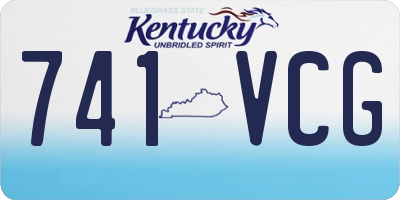 KY license plate 741VCG