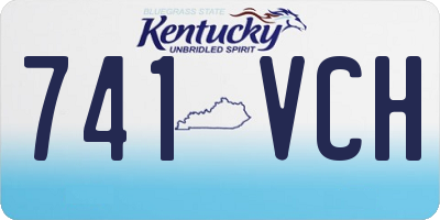 KY license plate 741VCH