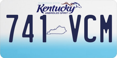 KY license plate 741VCM