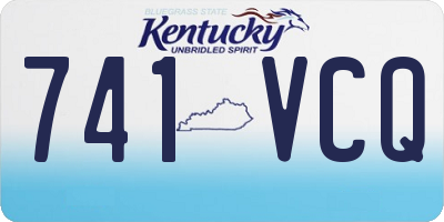 KY license plate 741VCQ