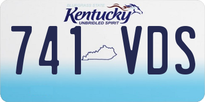 KY license plate 741VDS