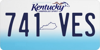 KY license plate 741VES
