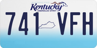 KY license plate 741VFH