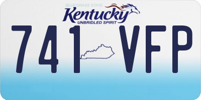 KY license plate 741VFP