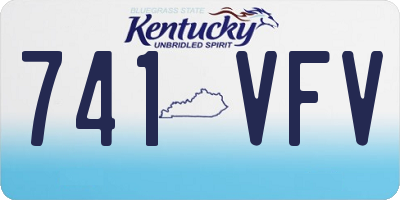 KY license plate 741VFV