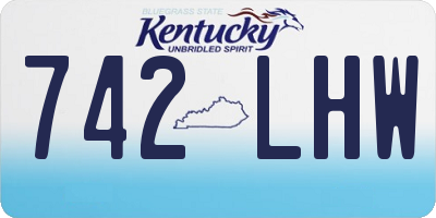 KY license plate 742LHW