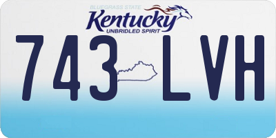 KY license plate 743LVH