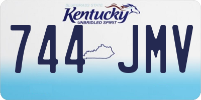 KY license plate 744JMV