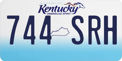 KY license plate 744SRH